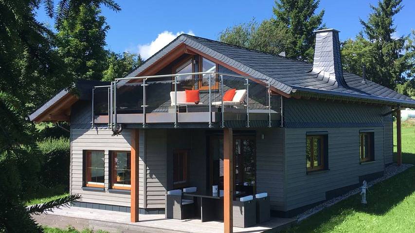 Ferienhaus für 4 Personen, mit Balkon im Thüringer Wald