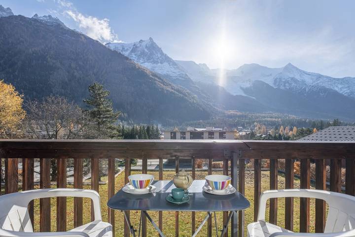 Vacation rental for 4 people, with balcony, kid friendly in Chamonix-Mont-Blanc