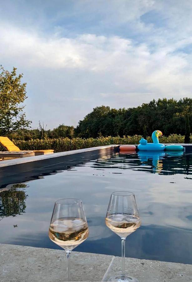 Chambre d’hôte pour 2 personnes, avec Terrasse et Jardin ainsi que Piscine et Vue
