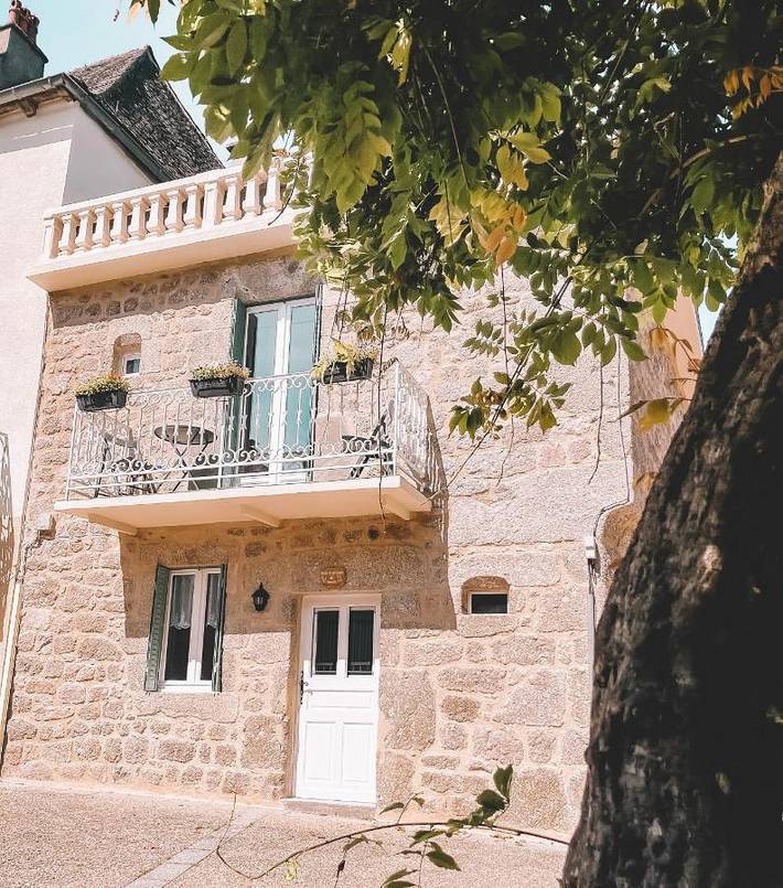 Maison de vacances pour 4 personnes, avec Balcon et Vue à Golinhac