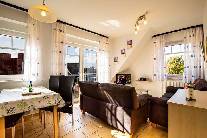 Ferienwohnung für 5 Personen, mit Garten und Ausblick in Werdum