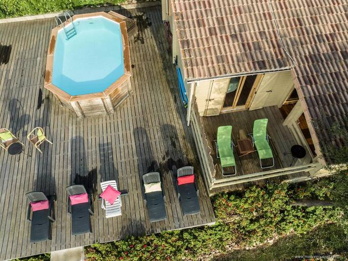 Gîte pour 5 personnes, avec vue ainsi que jardin et piscine à Villanova - 2