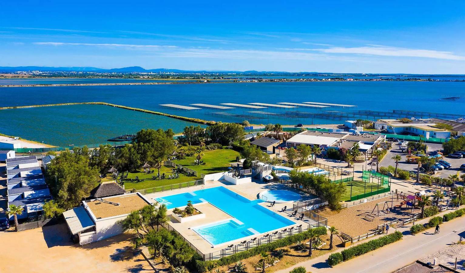 Mobil-home | Comfort | 2 Hab. | 4 pers. | Terraza simple | A/C in Palavas-les-Flots, Costa mediterránea (Francia)