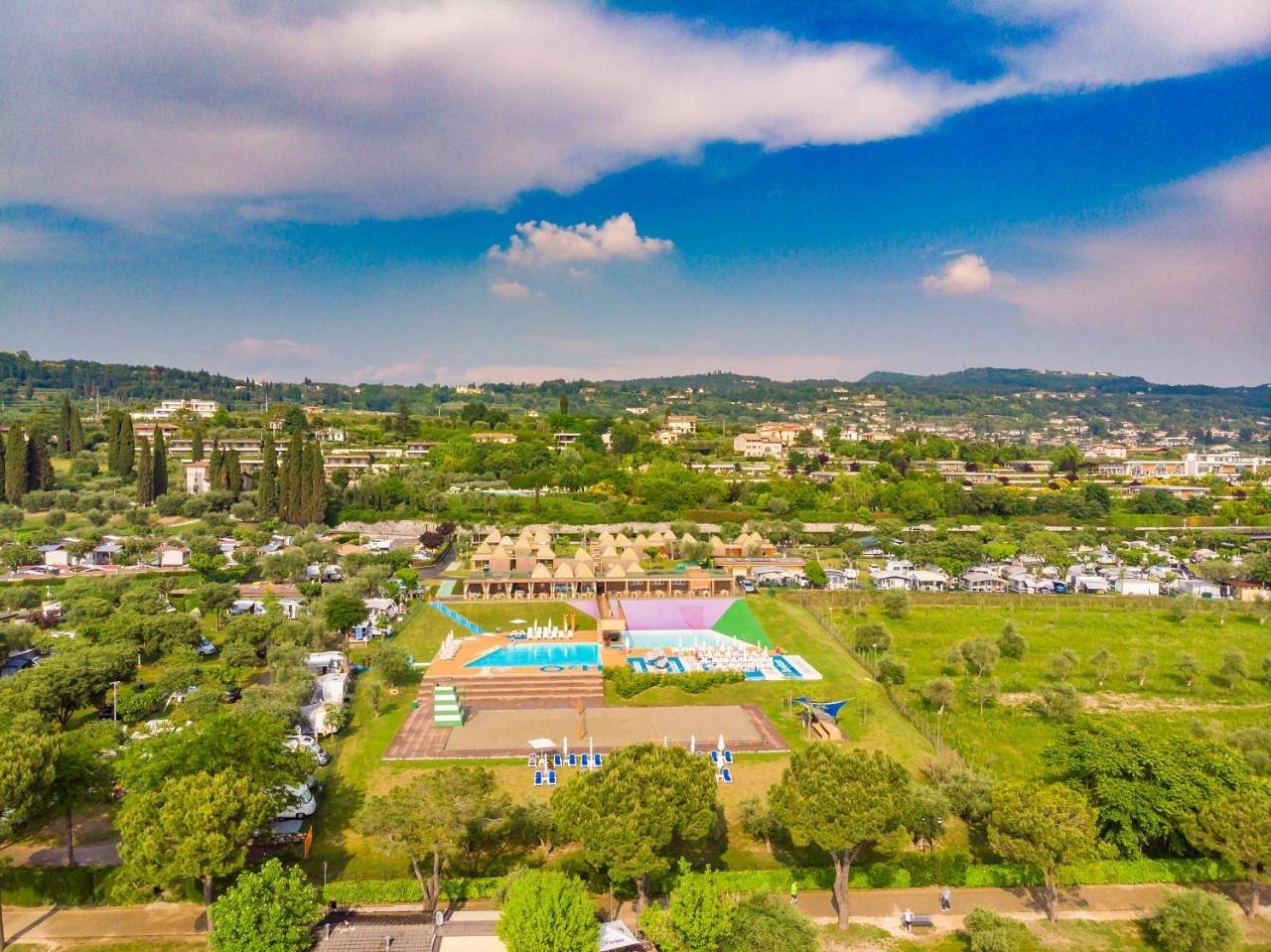 Camping Continental in Bardolino, Gardasee-Berge