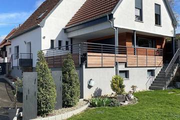 Gîte pour 8 personnes, avec balcon ainsi que jardin et jacuzzi à Griesheim-près-Molsheim