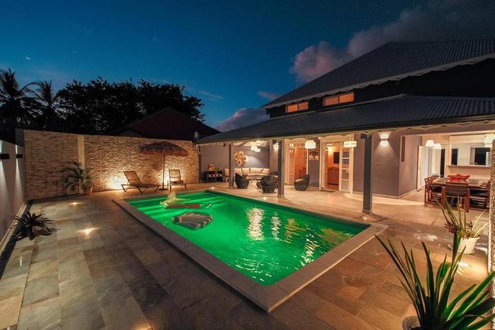 Villa pour 8 personnes, avec piscine ainsi que terrasse et vue en Martinique - 3