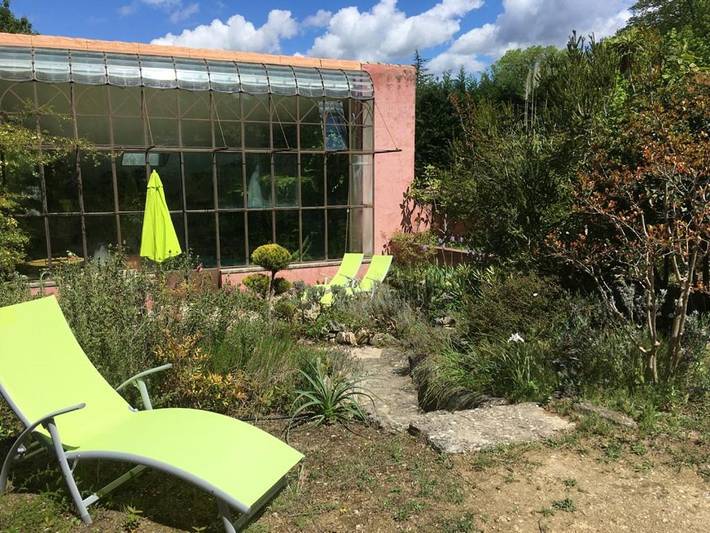 Maison de vacances pour 4 personnes, avec Terrasse ainsi que Jardin et Piscine
