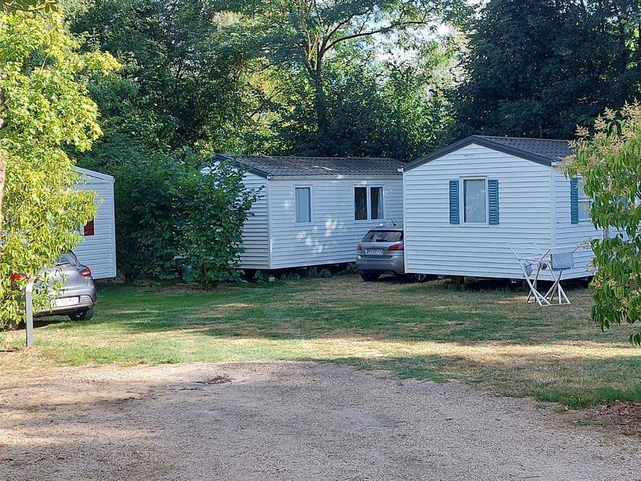 Camping Le trèfle à 4 Feuilles - Mobilhome 4 personnes - Mobil-home 2 ch. Eco 28m² (2001) in Commequiers, Vallée de la Loire