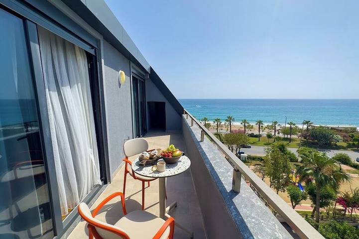 Ferienwohnung für 5 Personen, mit Balkon und Sauna in Alanya