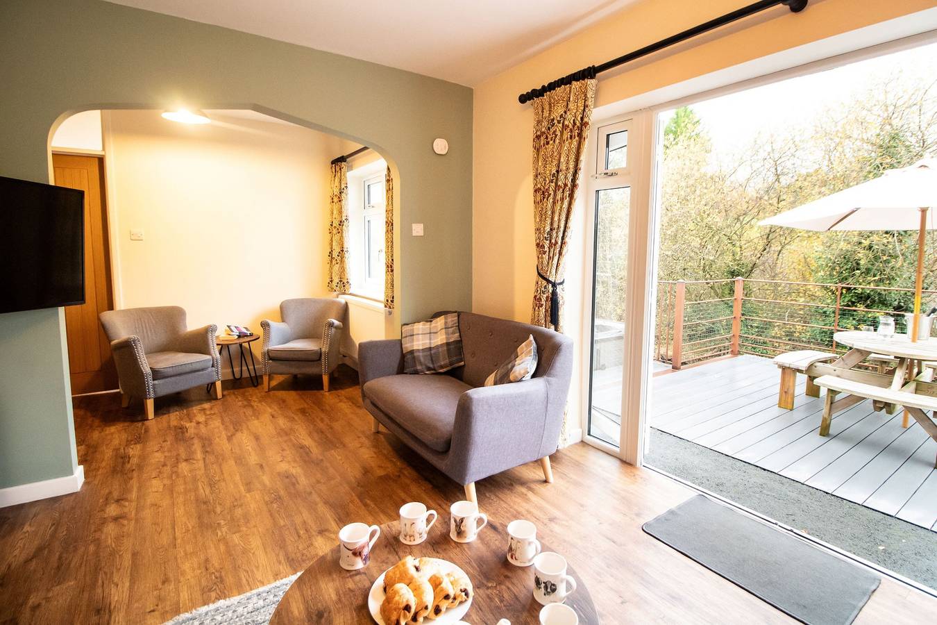 Cottage für 6 Personen mit Garten in Powys