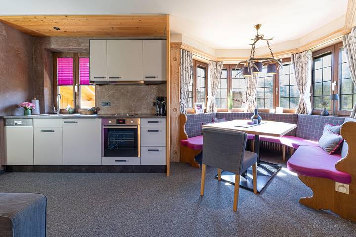 Hütte für 6 Personen, mit Sauna und Balkon sowie Ausblick im Karwendel - 4