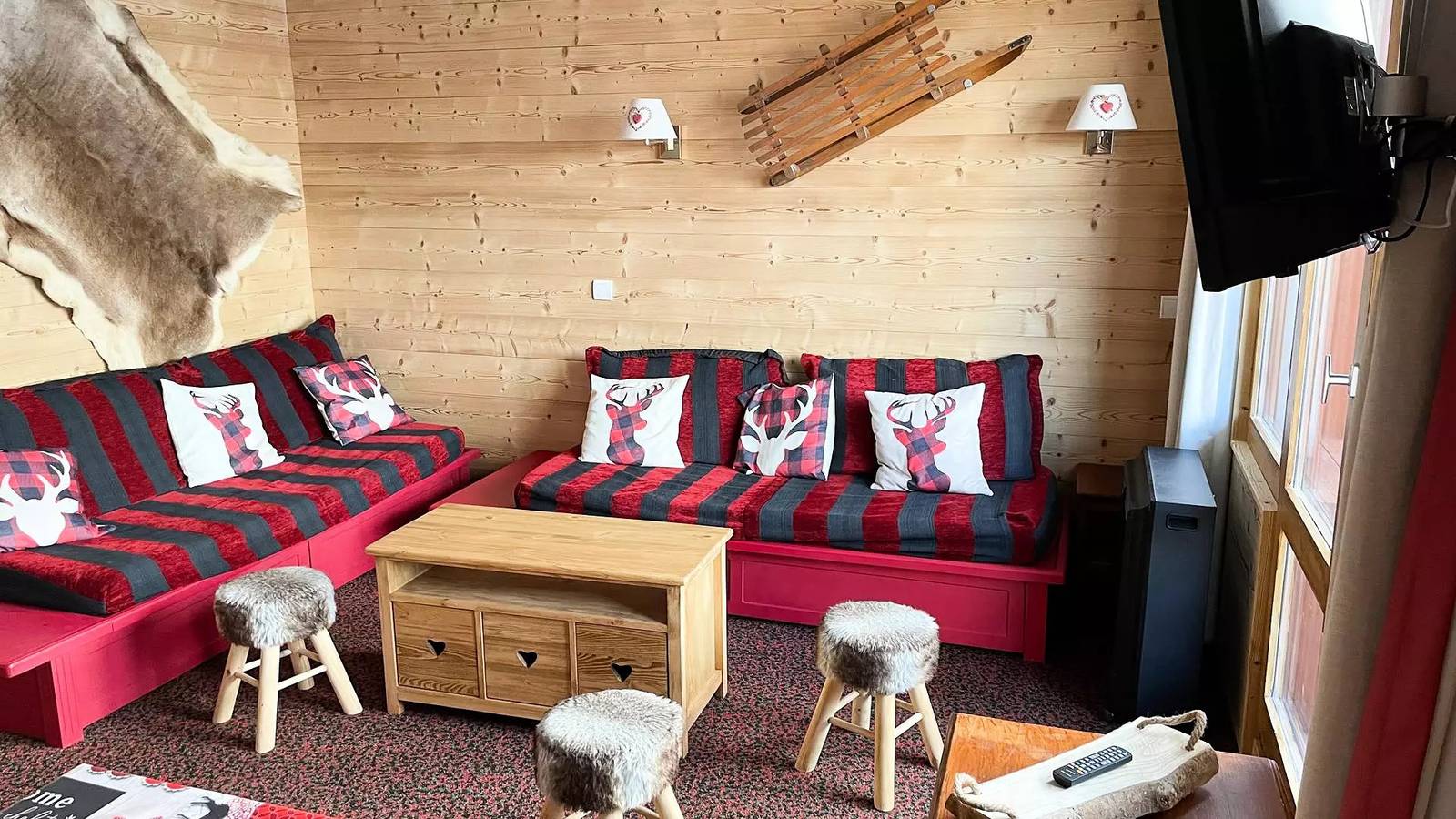 Appartement entier, 3 Pieces 6 pers - Le Mont-Soleil - 102Msa- Plagne Soleil in La Plagne, La Plagne-Tarentaise