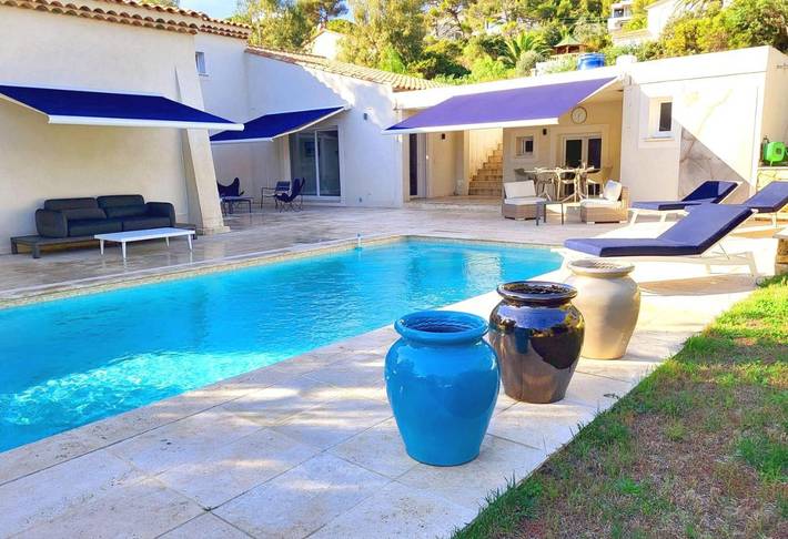 Appartement de vacances pour 8 personnes, avec piscine et terrasse ainsi que vue et jardin, animaux acceptés - 1