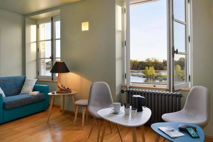 Chambre d’hôte pour 4 personnes, avec Terrasse ainsi que Jardin et Vue