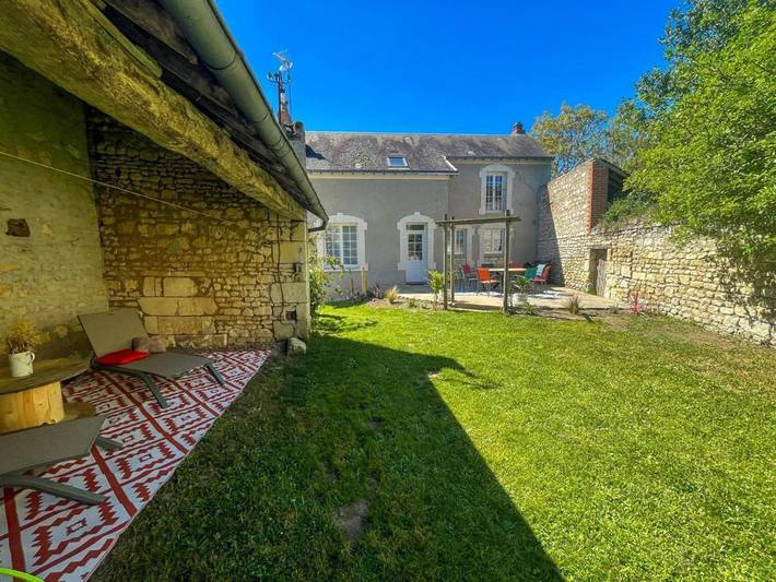 Location de vacances pour 6 personnes, avec jardin et terrasse à Parçay-sur-Vienne