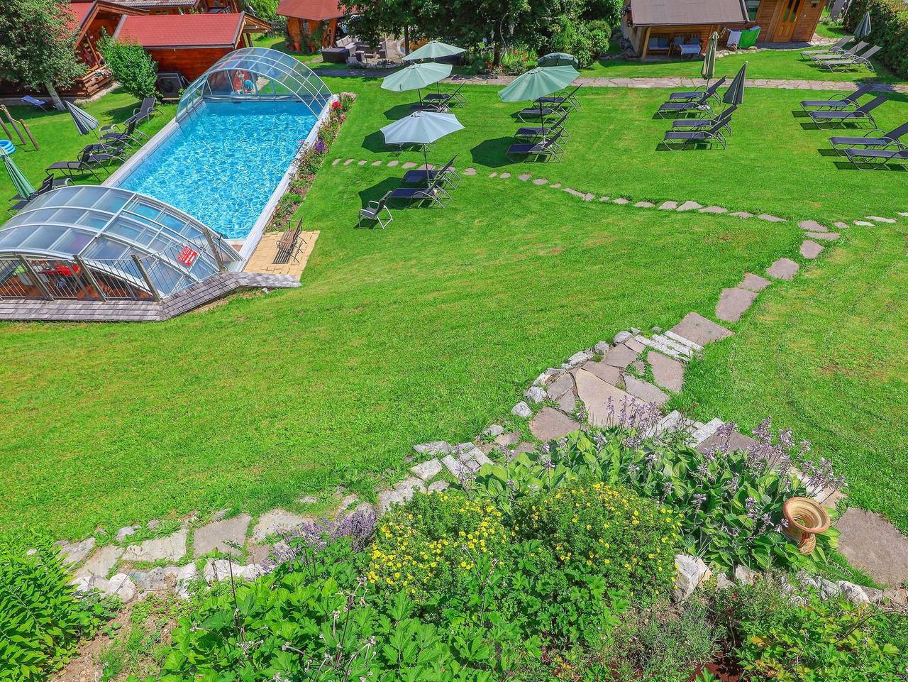 Gartenhotel Rosenhof bei Kitzbühel - Einzelzimmer bzw. kleines Doppelzimmer mit Balkon in Oberndorf in Tirol, Kitzbüheler Alpen