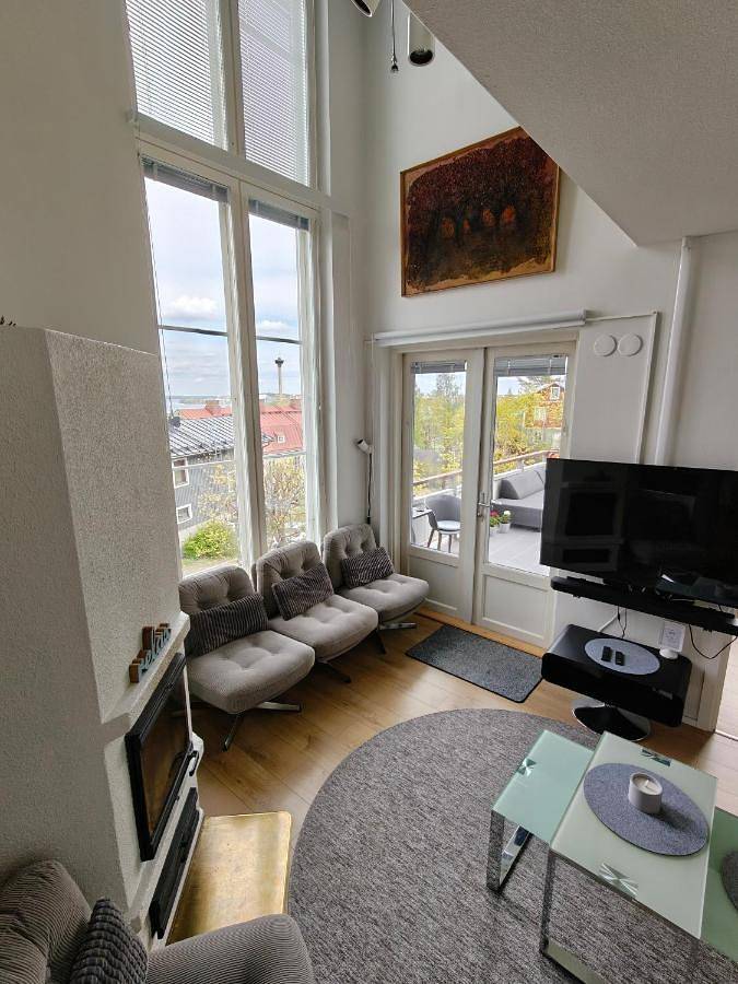 Gîte pour 14 personnes, avec vue et vue sur le lac ainsi que balcon et sauna dans Tampere - 4