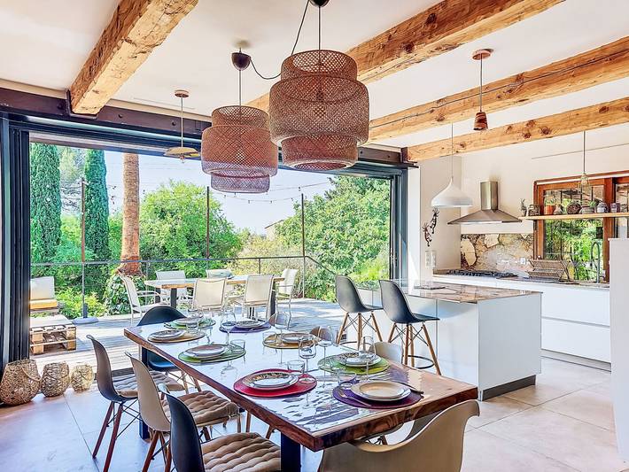 Location de vacances pour 10 personnes, avec terrasse et jardin, animaux acceptés à Mougins - 4