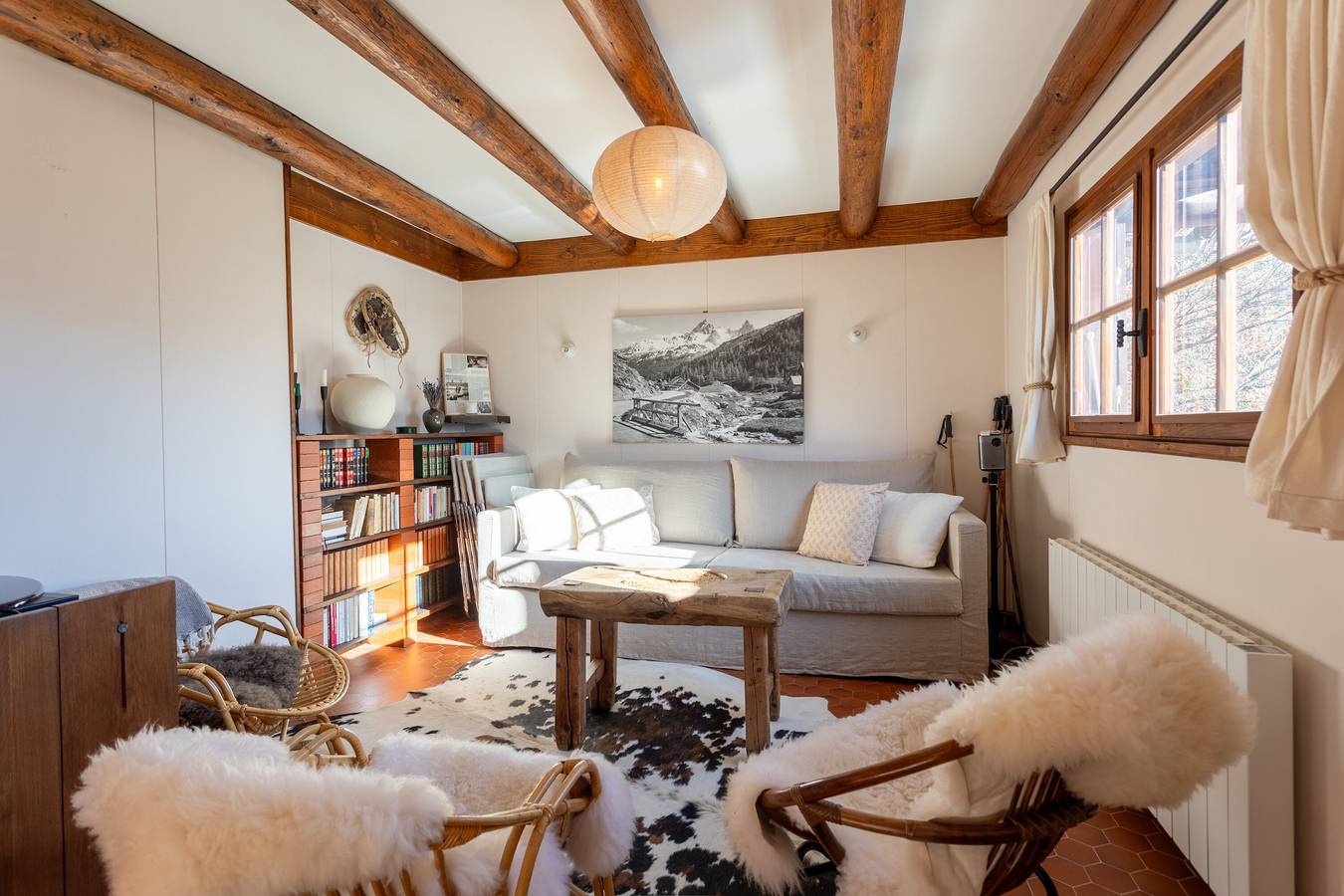 Chalet 'South-facing  with Views' with Mountain View, Shared Terrace and Wi-Fi in Saint-Chaffrey, Serre Chevalier