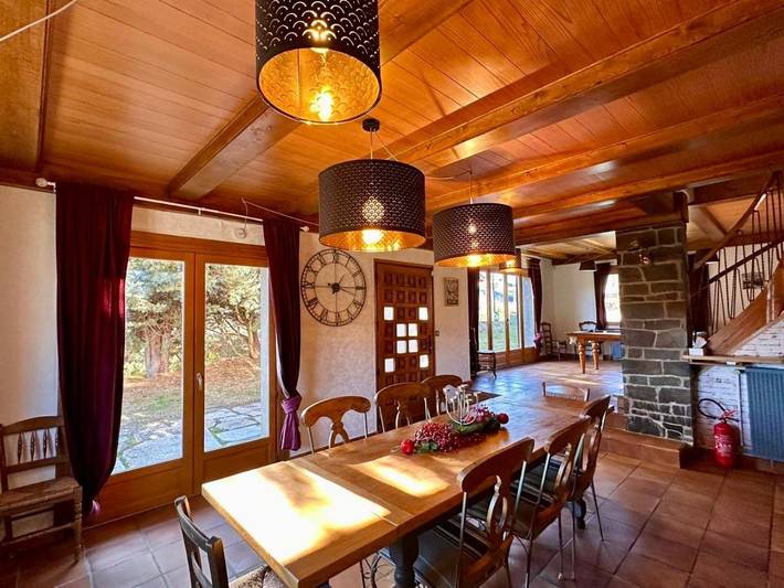 Gîte pour 18 personnes, avec sauna ainsi que vue et jardin à La Llagonne - 4