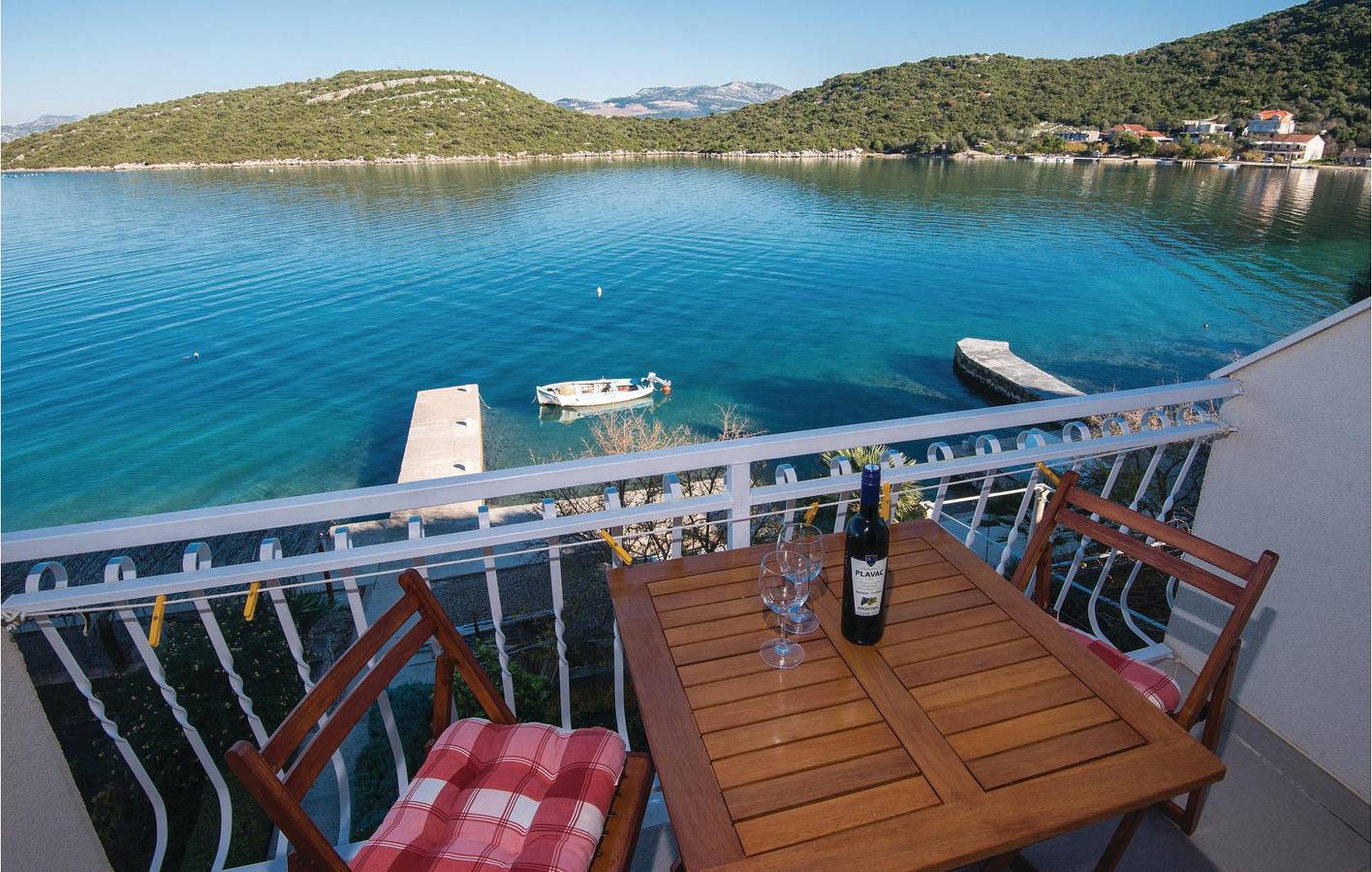 Cały apartament wypoczynkowy, Apartament wakacyjny dla 4 osób z taras in Pelješac