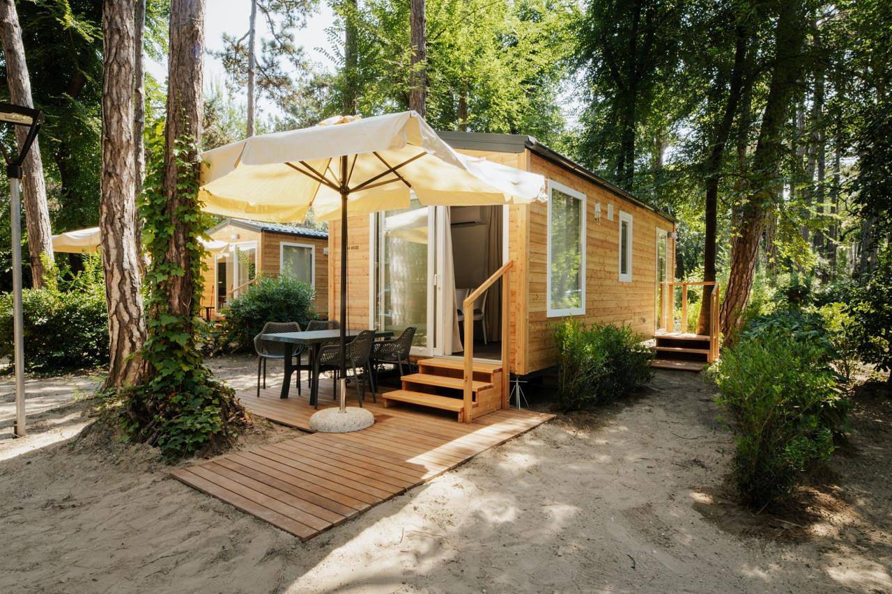 Feriendorf Sabbiadoro Mobilehome Wood für 4 Personen in Lignano Sabbiadoro, Provincia d'Udine