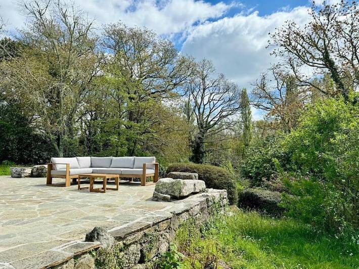 Location de vacances pour 10 personnes, avec terrasse et jardin dans Golf de l'Odet