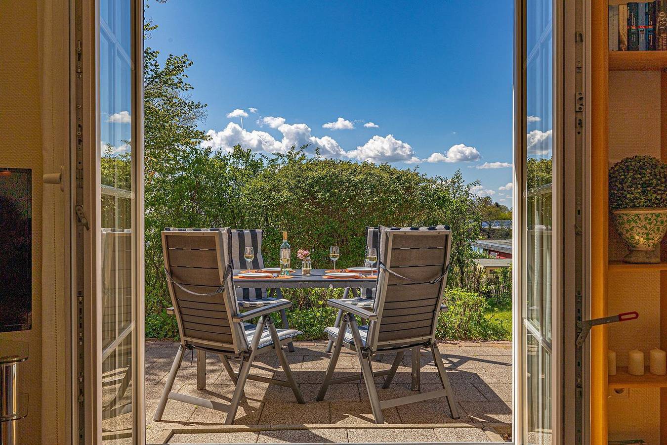 Haus Sonnenschein - Dachterrasse, Schleiblick, Terrasse Garten, Kamin, Dusche in Schlei, Kosel