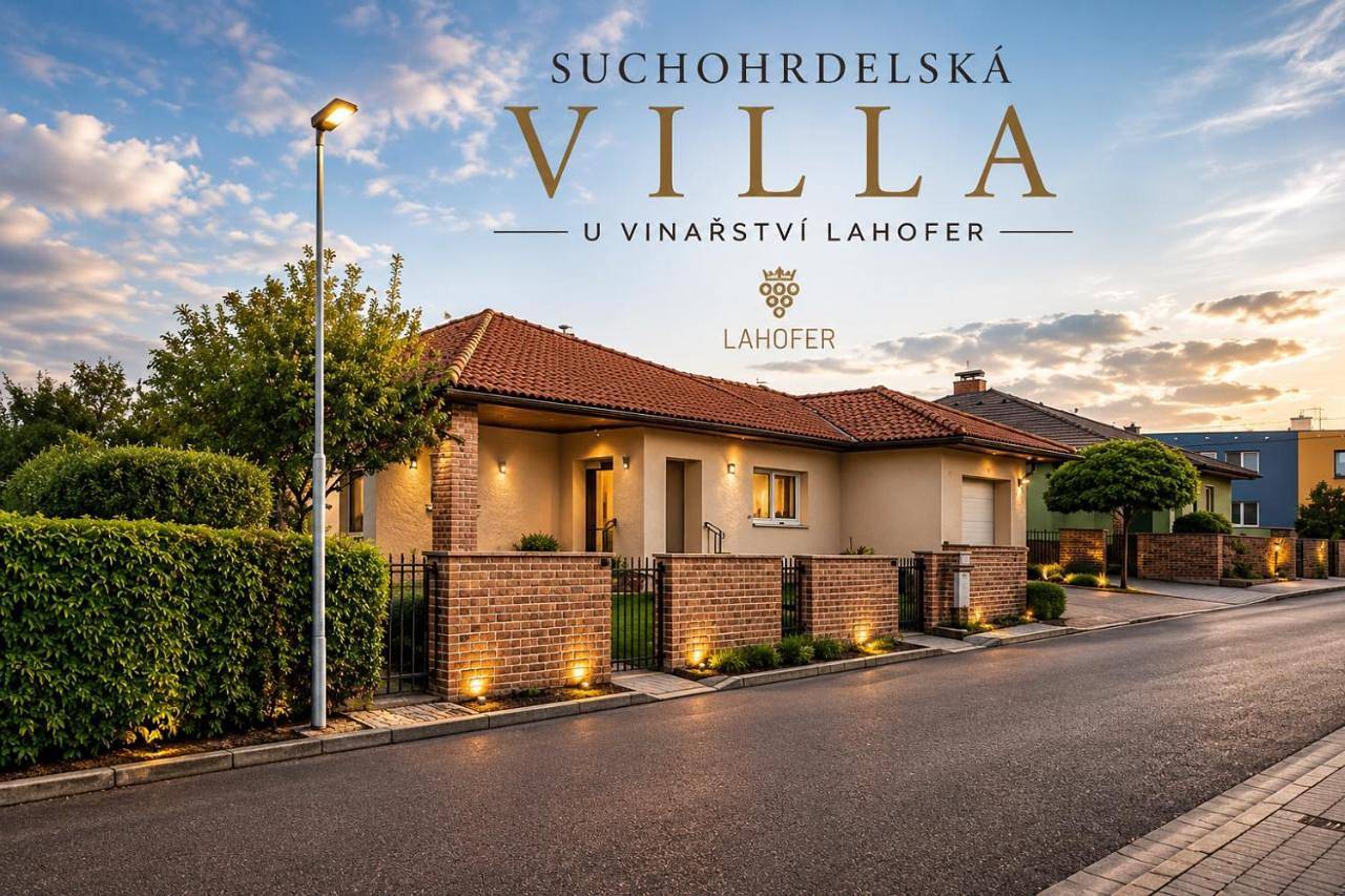 Suchohrdelská Villa u vinařství Lahofer - Rd Novostavba v Suchohrdly u Znojma - 2 - 10 osob, 2 apartments in Zuid-Moravië