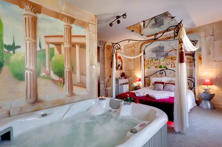 Hôtel pour 2 personnes, avec terrasse et jacuzzi