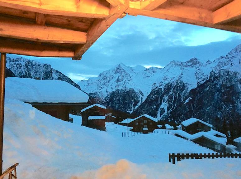 Ganze Ferienwohnung, Chalet Safran - Top renovierte 4.5-Zimmerwohnung mit alpinem Chic 6 Gäste in Grächen, Walliser Alpen