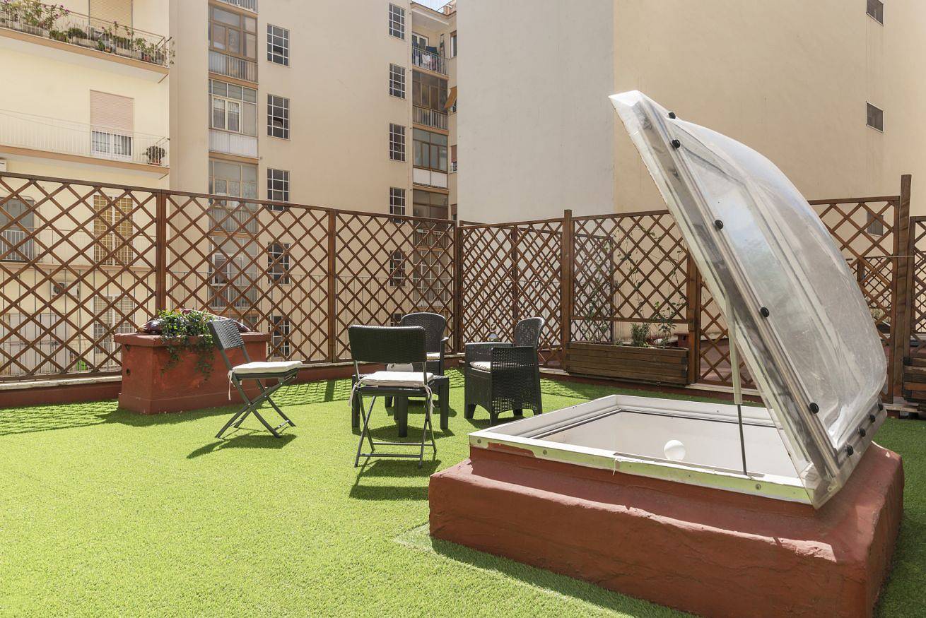 Geheel appartement, Tiburtina Terrace Apartment in Rome, Provincie Rome