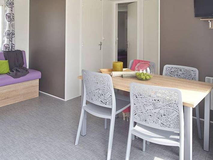 Camping Le Vieux Port - Mobilheim 6 personen - Resasol - 3 Schlafzimmer - Clim - Plancha in Messanges, Côte d’Argent