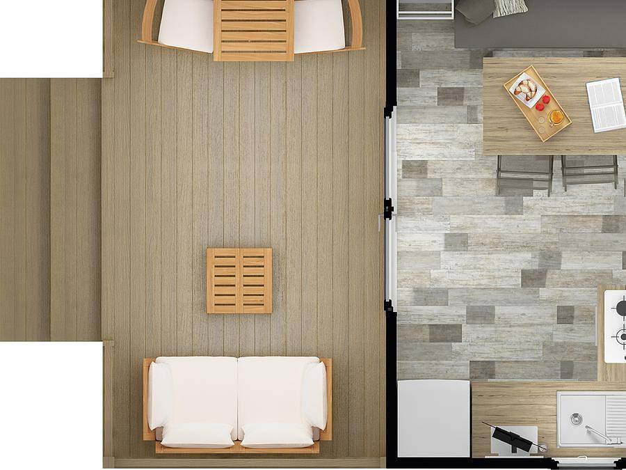 Camping Lacasa - Mobile home 5 persons - Panama - Clim in Calcatoggio, Ajaccio region