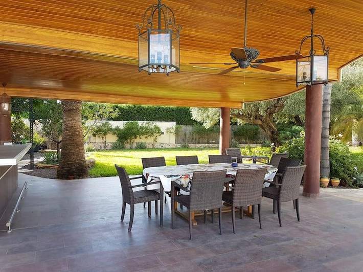 Chalet para 10 personas, con vistas y piscina para niños además de piscina y terraza, Se admiten mascotas en Huerta de Murcia - 4