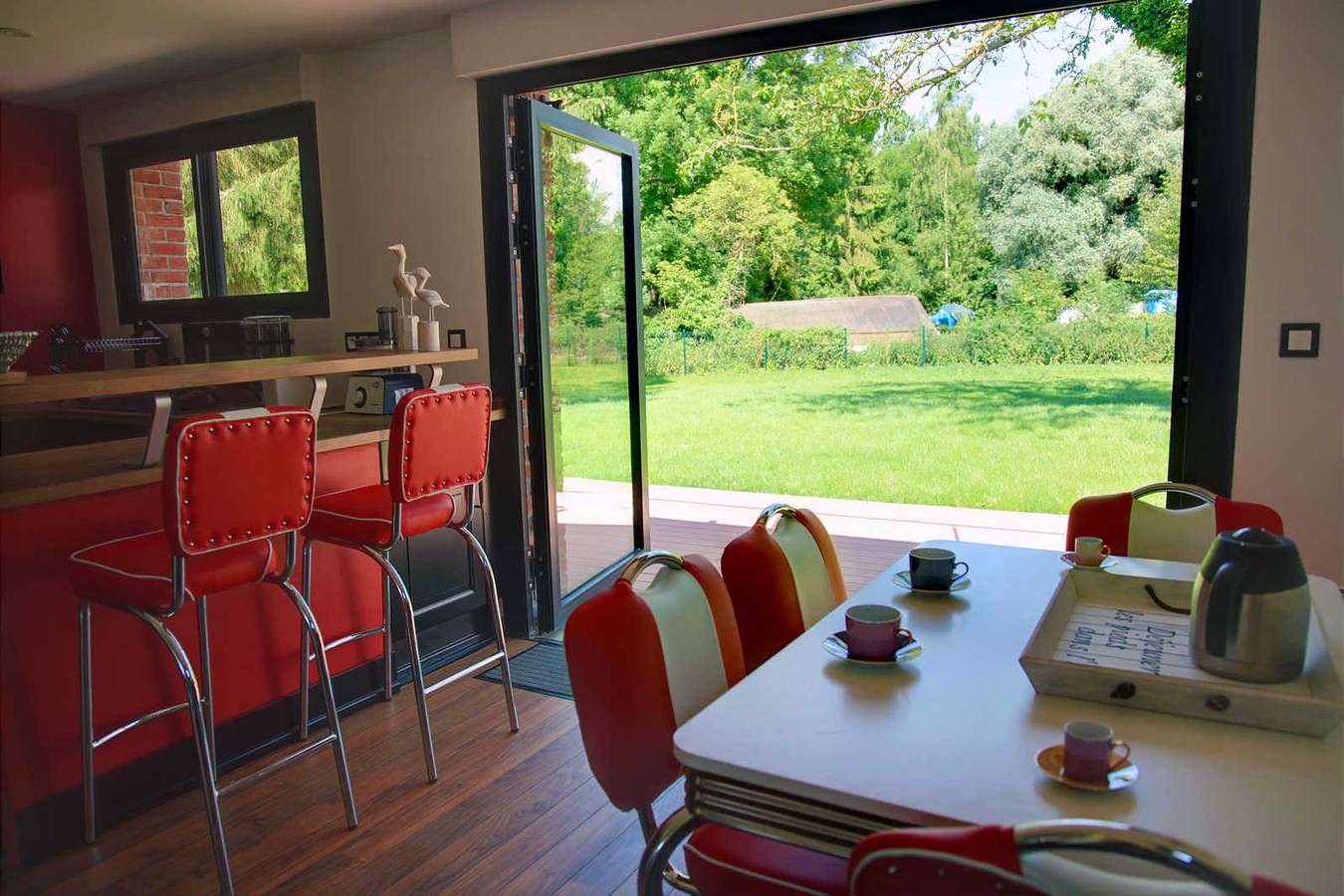 Les bateliers in Bouchain, Valenciennes en omgeving