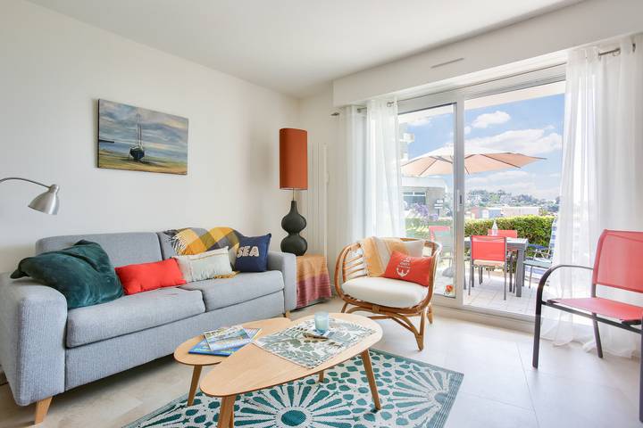 Location de vacances pour 4 personnes, avec terrasse à Erquy