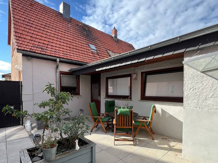 Ferienwohnung für 4 Personen, mit Terrasse und Garten, kinderfreundlich in Falkenstein/Harz