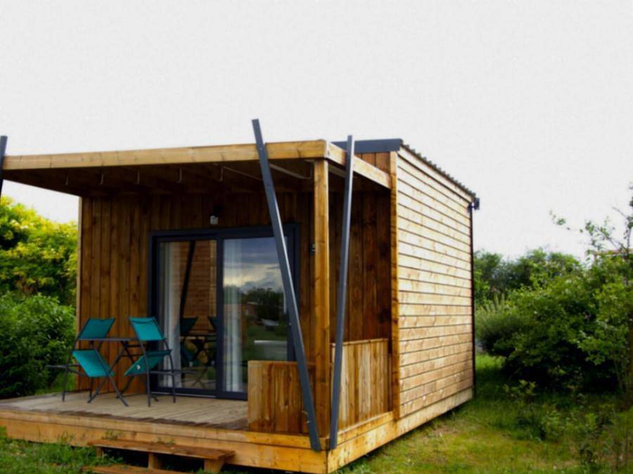 Camping Paradis La Marmotte - Chalet 2 personnes - 1 Confort in Mérens-les-Vals, Pyrénées