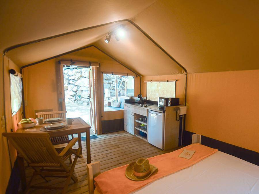 Camping Interpals Eco Resort - Safarizelt 2 personen - Zelt Montgrí in Pals, Costa Brava