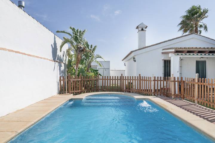 Ferienhaus 'Mi Candray Chico' mit privatem Pool, privatem Garten und Wi-Fi in Conil de la Frontera, Costa de la Luz