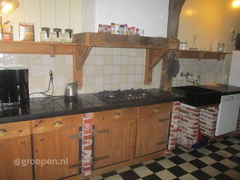 Bauernhäus Noordpolderzijl in Niederländische Nordsee