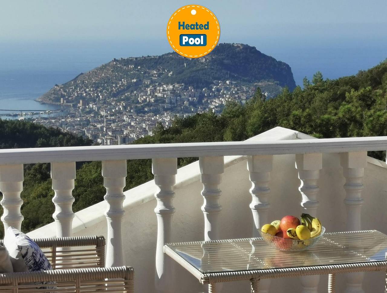 Villa for 8 personer med balkon in Alanya, Antalya (provins)