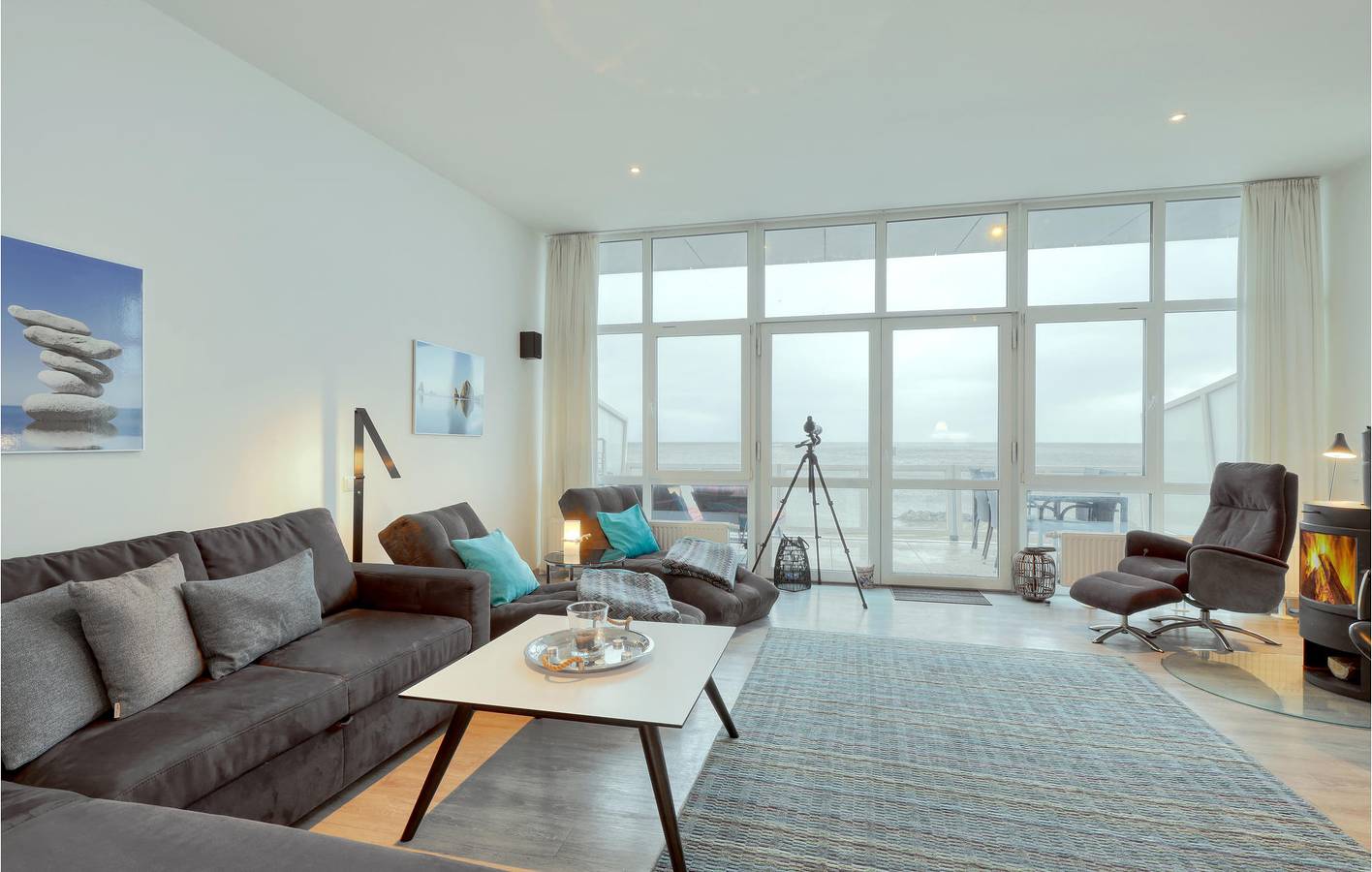 Ganze Ferienwohnung, Apartment am Strand mit Babybett und Terrasse in Schönhagen, Brodersby