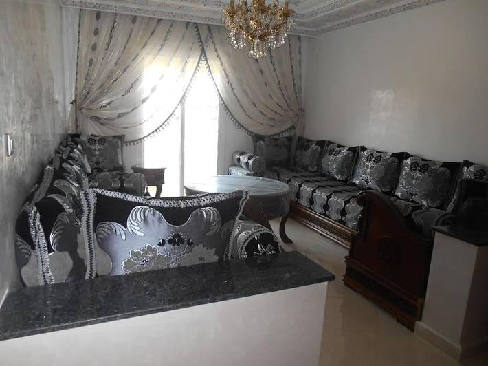 Gîte pour 6 personnes, avec balcon dans Oued Laou