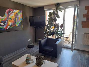 Gîte pour 6 personnes, avec balcon à Ville-la-Grand