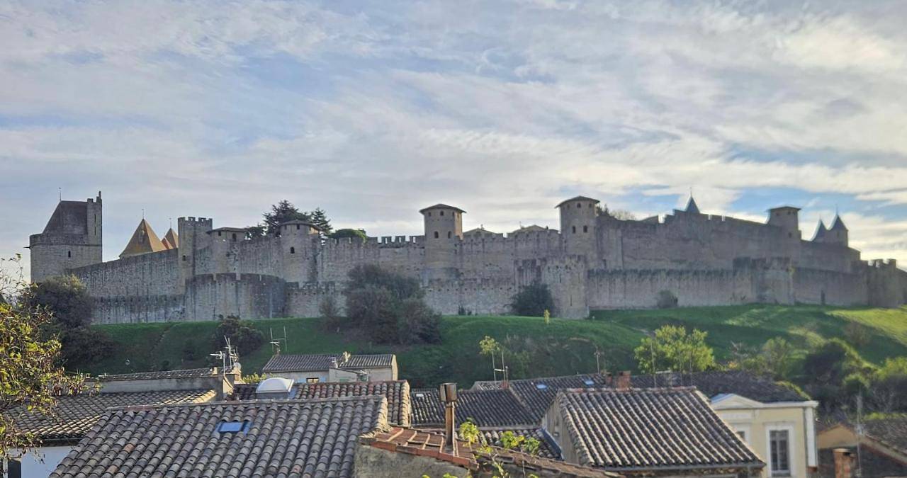 Vue Cité Médiévale Castel View in Carcassonne, Région de Carcassonne