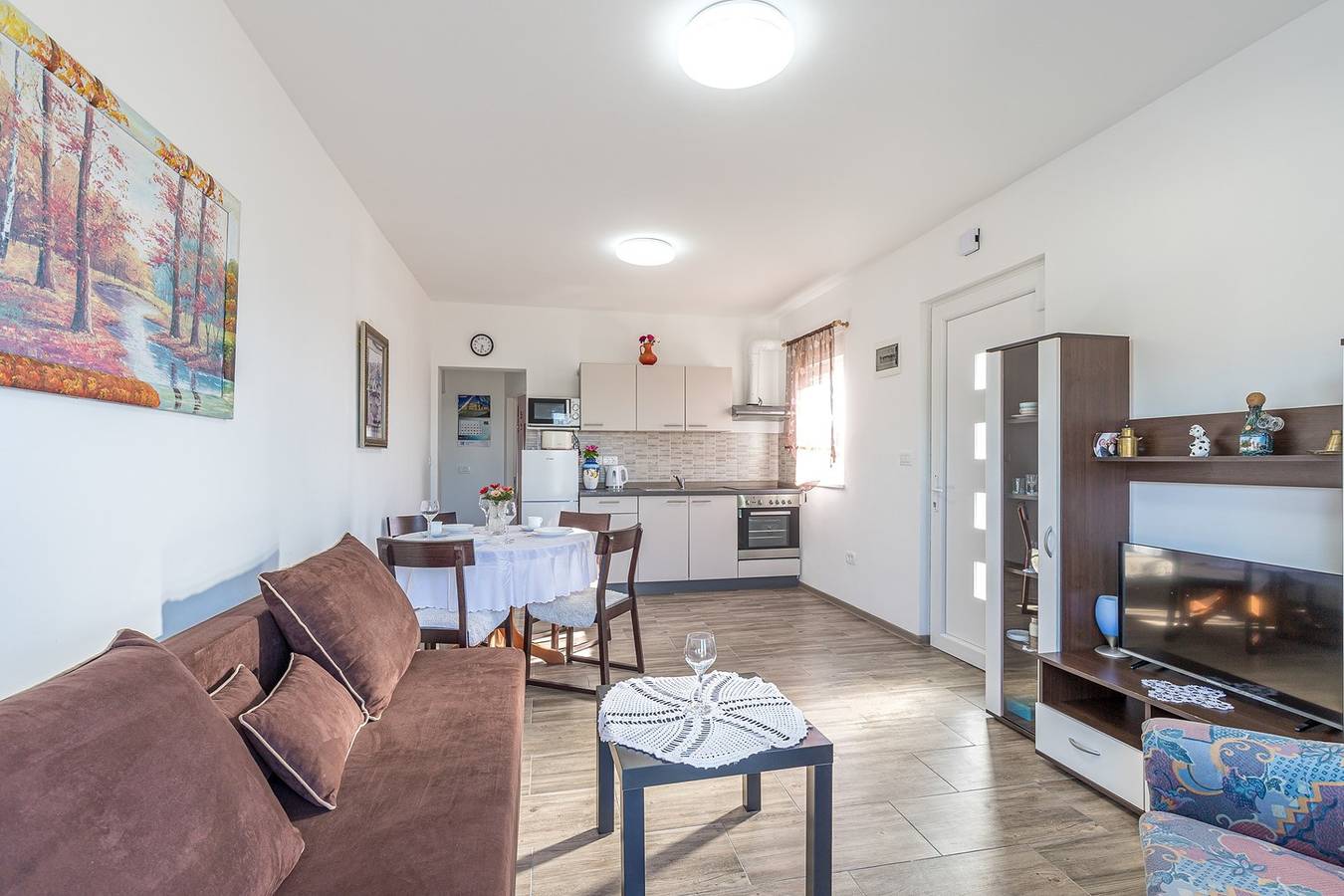 Ganze Wohnung, Ein Schlafzimmer mit Terrasse A1 in Casa Monshego 
 in Rovinj (Kroatische Adria), Rovinj