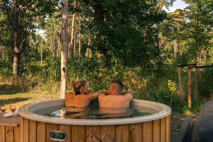 Hofparken De Bergvennen — Wald-Lodge mit Hot Tub | 2 Pers. in Twente