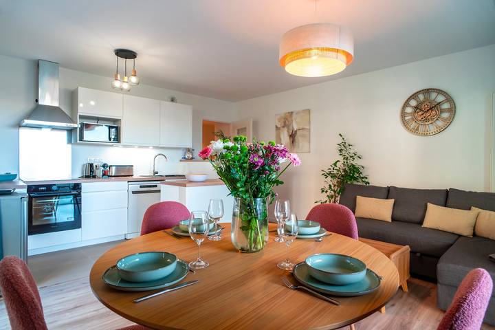 Appartement de vacances pour 3 personnes, avec terrasse à Vannes